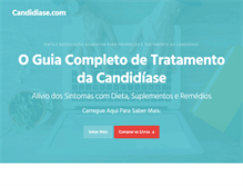 Tablet Screenshot of candidiase.com
